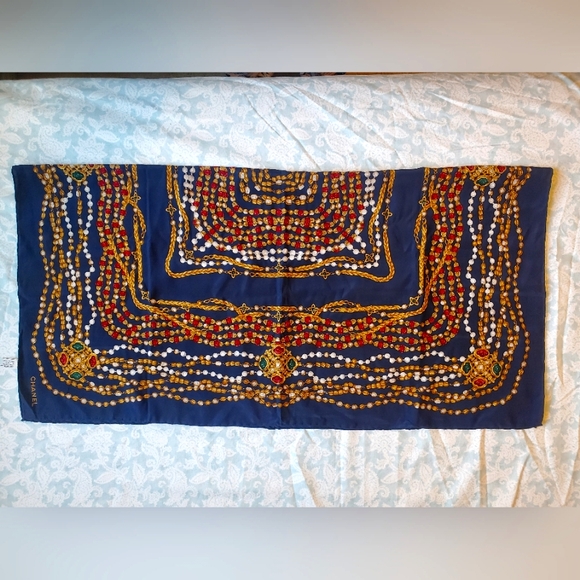 Chanel Silk Scarf - Picture 5 of 11